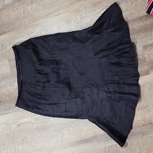 4/$25 Fit and flare black midi skirt, dressbarn size 6